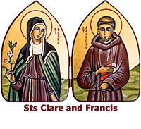 St-Clare-and-St-Francis-icon